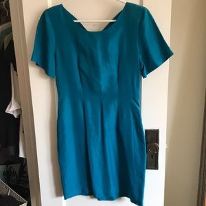 Vintage Blue Silk Dress